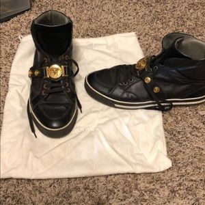 Versace Leather High Tops